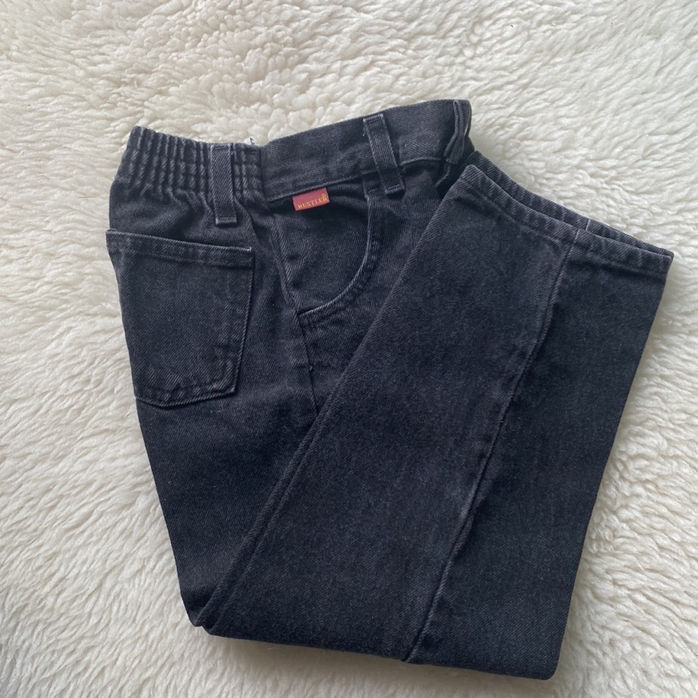 Vintage Rustlers Jeans w/ Elastic Waist Kids Size 6